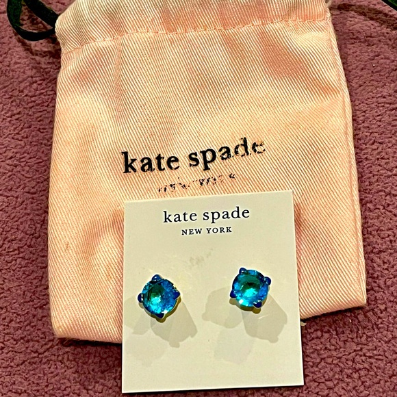 kate spade Handbags - Kate Spade New York Earrings - Light Sapphire